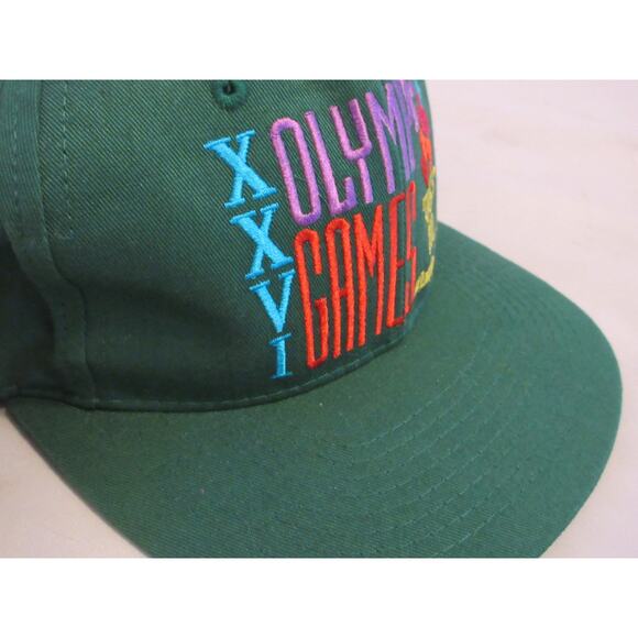 NWT Vintage 1996 Atlanta Olympic Games Hat SnapBack USA Embroidered 90s Hanes - Picture 15 of 15